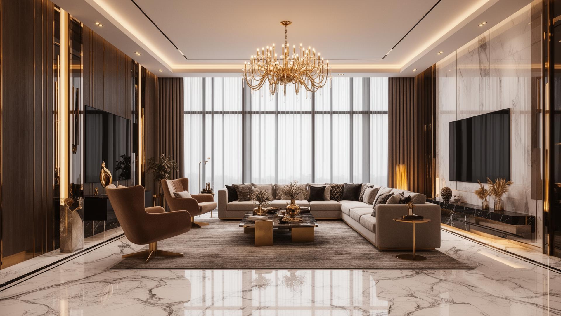 Stephanie Paz, luxury interior designer in Los Angeles, at her design desk